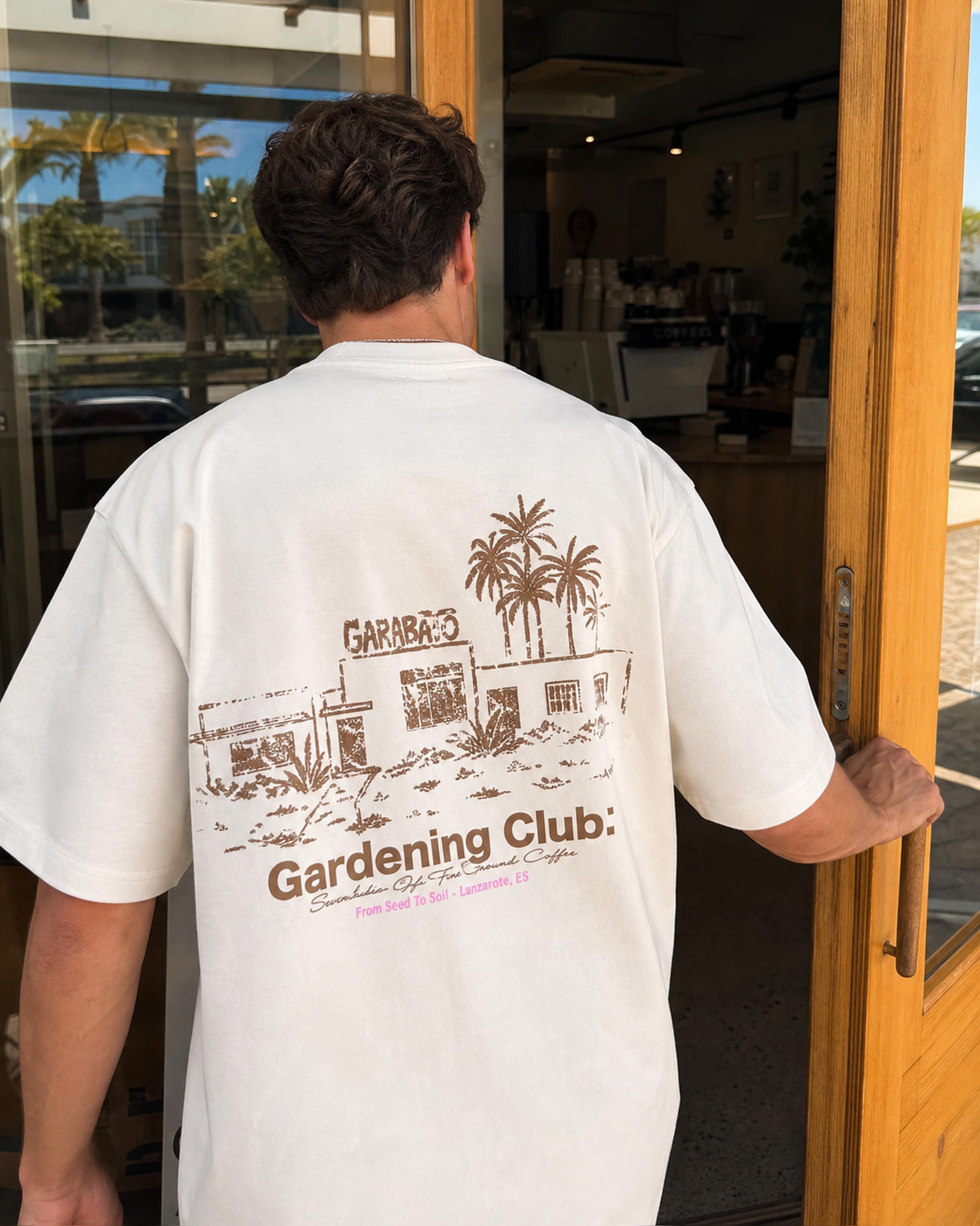T-SHIRT WHITE GARDENING CLUB 001