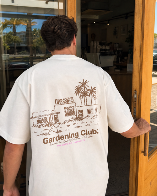 T-SHIRT WHITE GARDENING CLUB 001