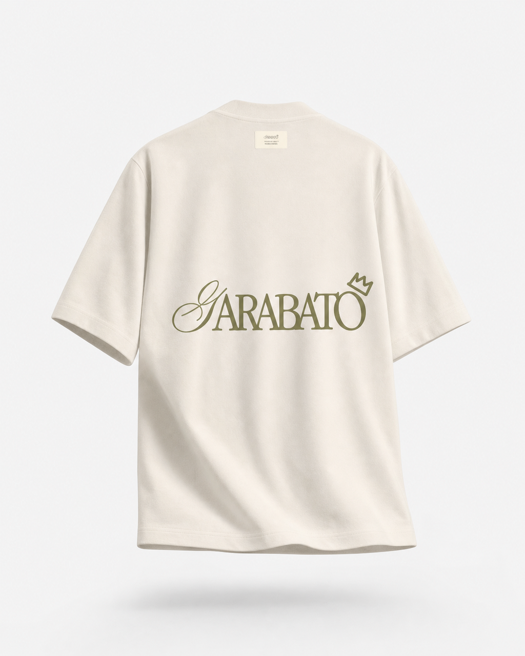 T-SHIRT WHITE BASIC GARABATO 001