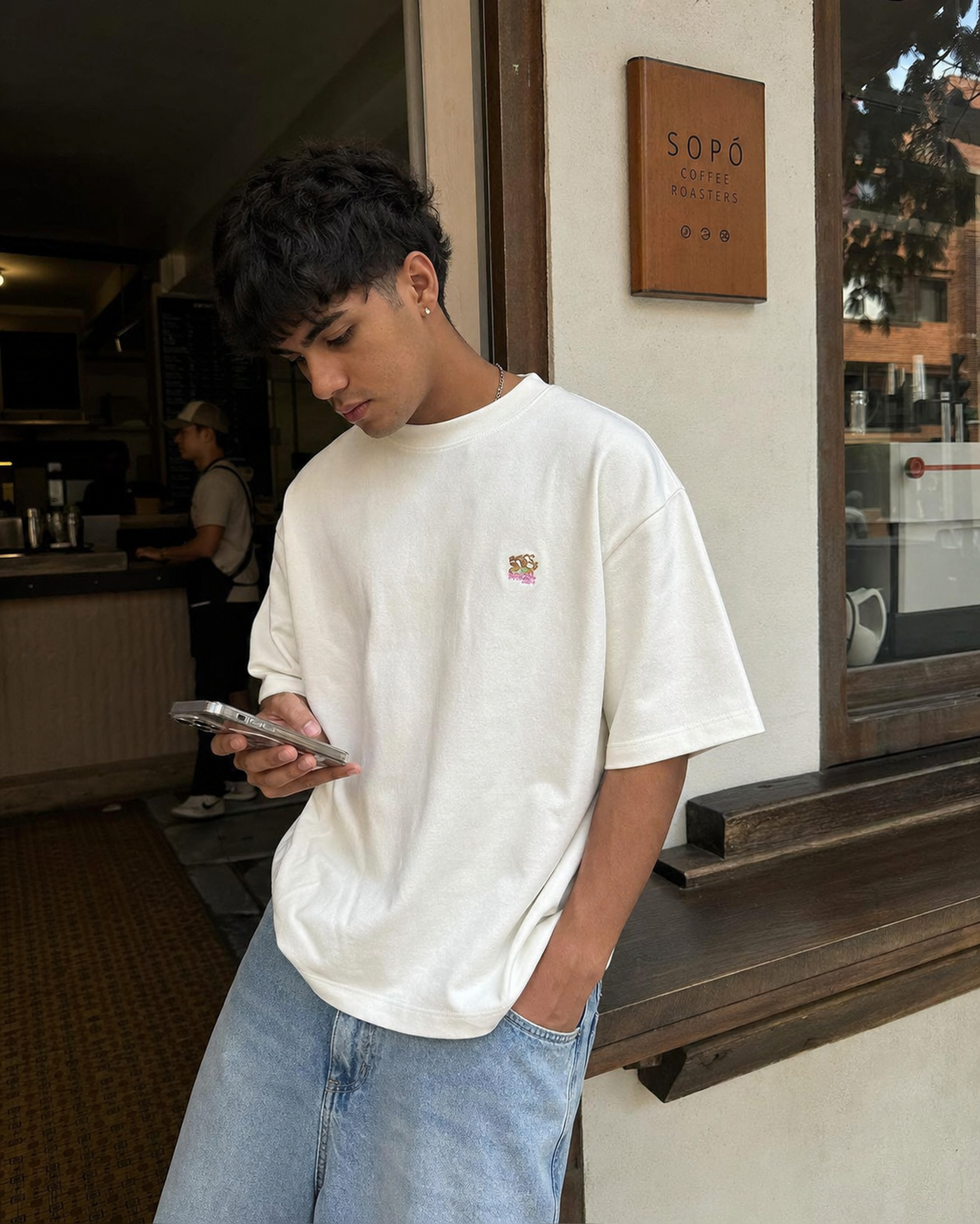 T-SHIRT WHITE GARDENING CLUB 001