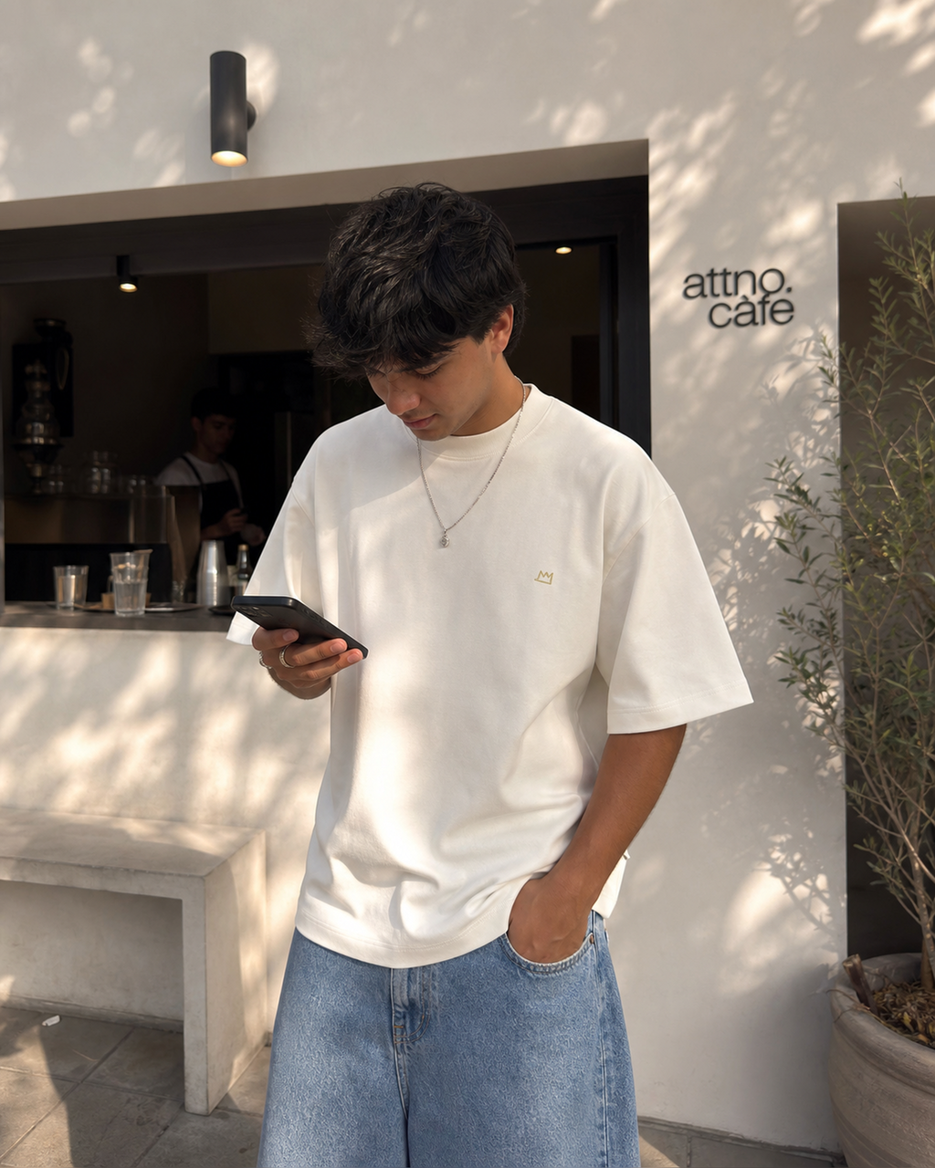 T-SHIT WHITE BASIC 001