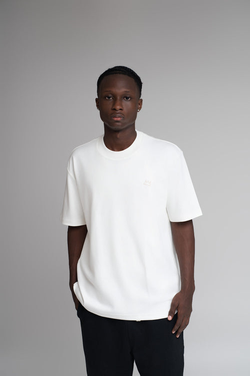 T-SHIRT WHITE BASIC 001 – vista frontal