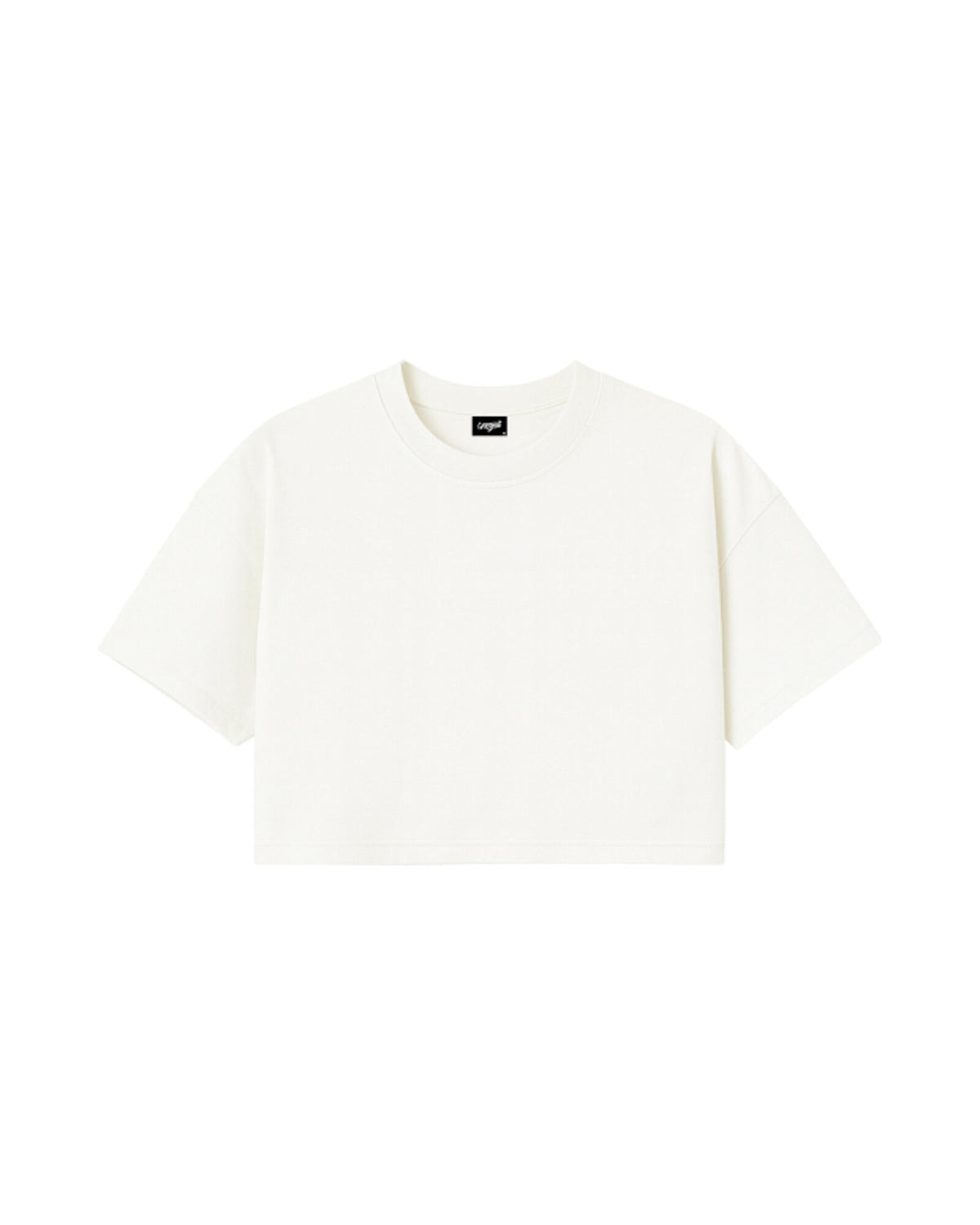 Crop Top Blanco 001, vista frontal