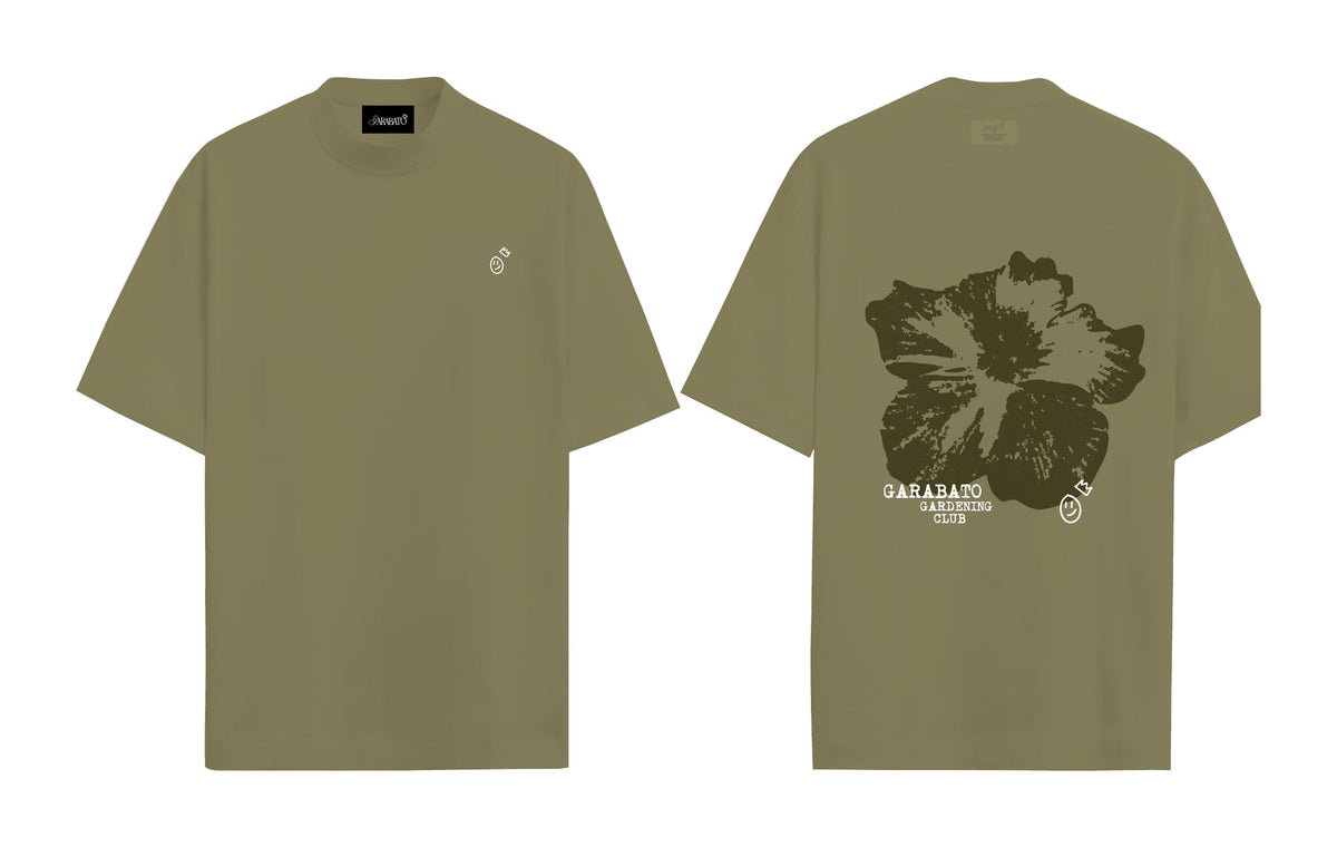 T-SHIRT GREEN GARDENING CLUB 001 – frente y espalda