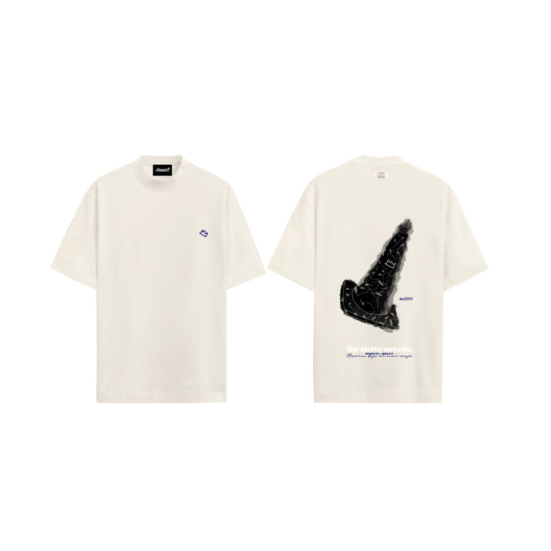T-SHIRT ARCHIVO ILEGAL 001 – flat lay frontal y trasera